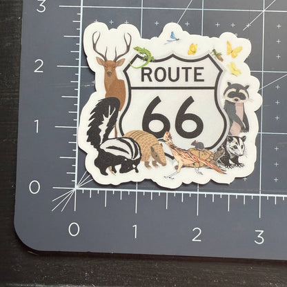 Animals of Route 66 - 3" Vinyl Sticker