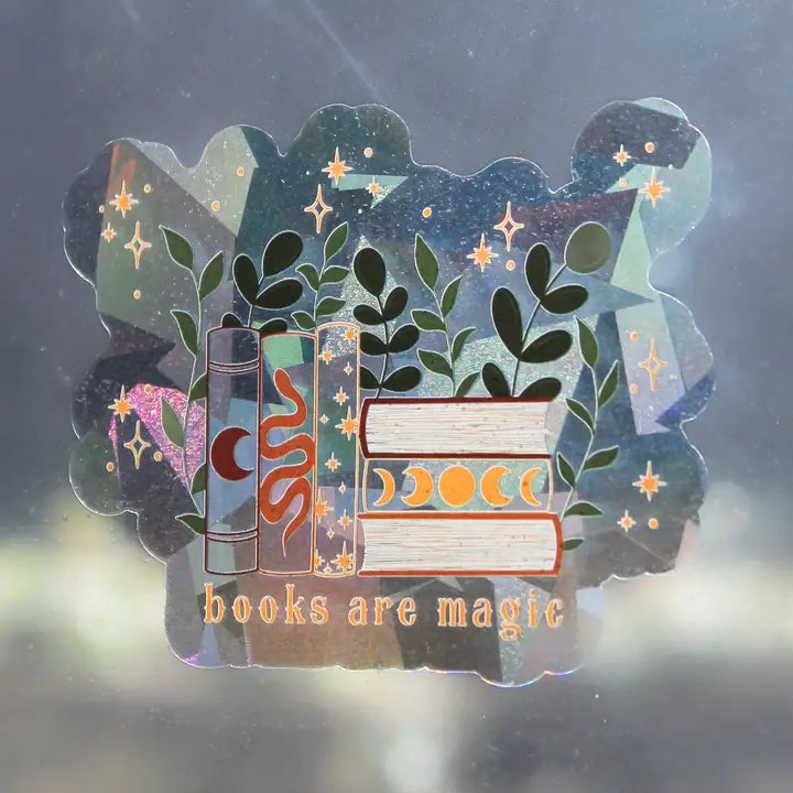 Meaggie Moo Suncatcher Sticker