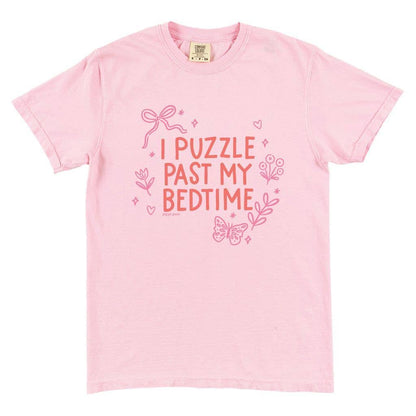 I Puzzle Past My Bedtime Tee - Blossom
