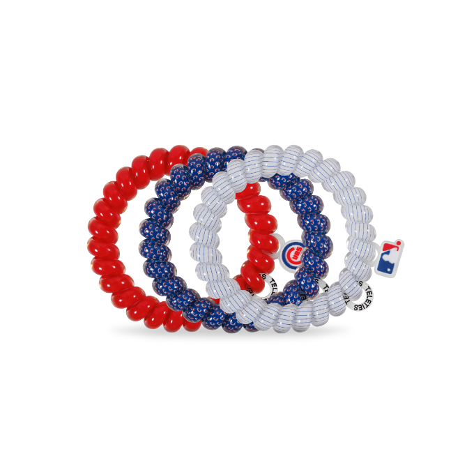 Spiral Hair Coils | Large | Chicago Cubs Hair Ties