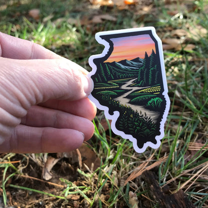 Illinois State Sticker – Fields Of Dreams