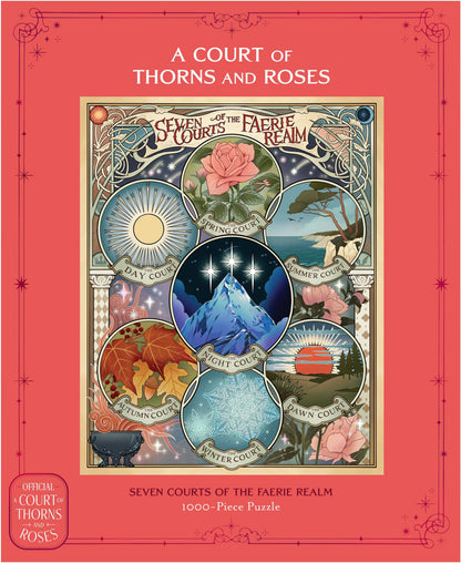 A Court of Thorns and Roses: Official Seven Courts of the Faerie Realm 1000-Piece Puzzle