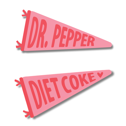 Dr Pepper Banner Sticker