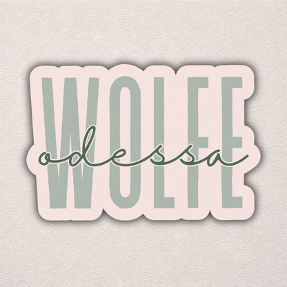 Odessa Wolfe | Shield of Sparrows Sticker