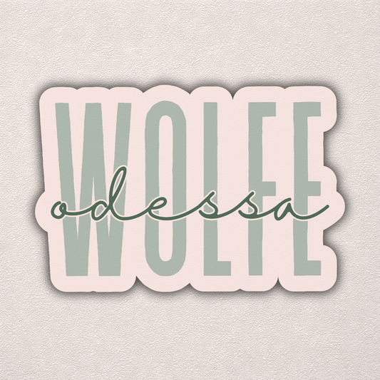 Odessa Wolfe | Shield of Sparrows Sticker