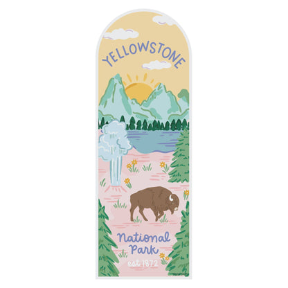 Yellowstone National Park Transparent Bookmark