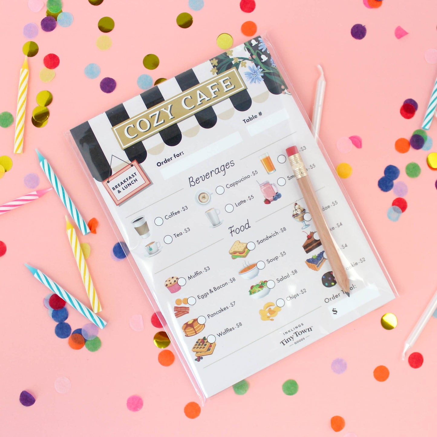 Inklings Tiny Town™ Play Notepad - Cozy Cafe