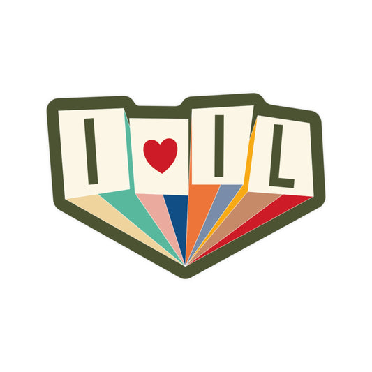 Illinois IL State Midwest High Quality Vinyl Sticker