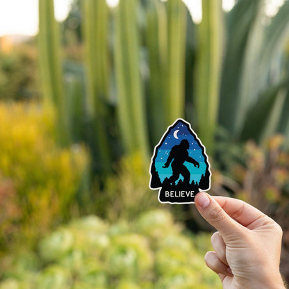 Bigfoot Believe Sticker