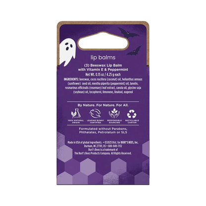 Halloween Original Beeswax Lip Balms 3-pack