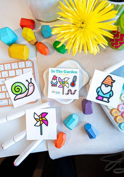 In the Garden Mini Coloring Book - Gardening Themed