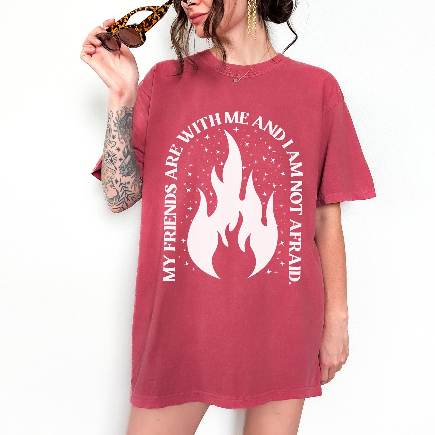 My Friends are With Me Bookish Shirt | Crescent City SJM Merch