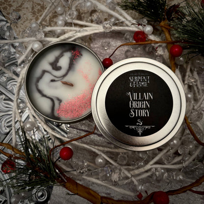Villain Origin Story Candle, Spiced Citrus Apple