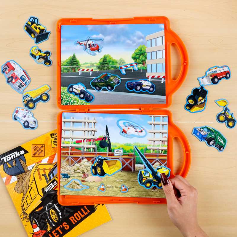 Tonka: Magnetic Play Set: Let's Roll!