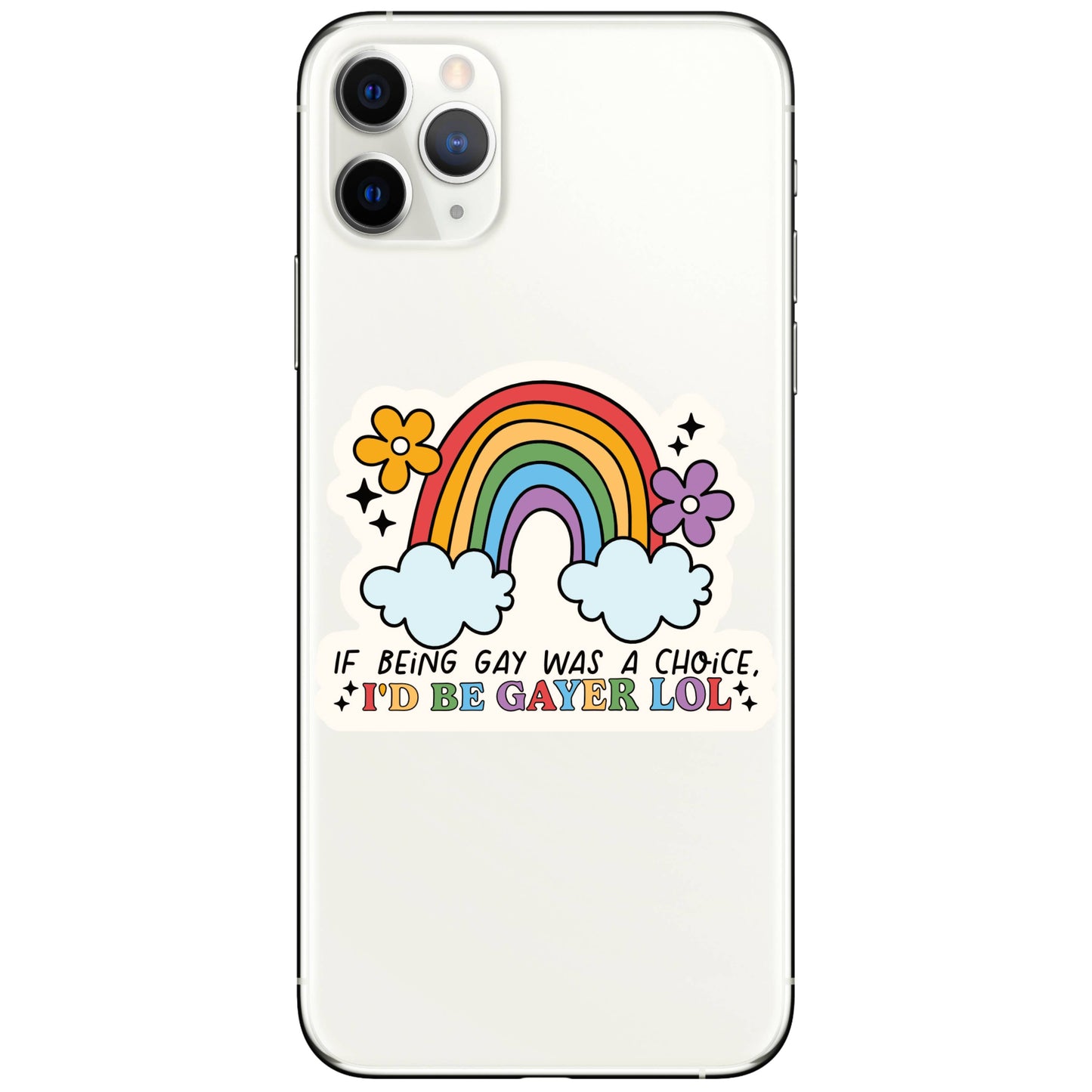 Gay Funny Choice LGBTQ Pride High Quality Vinyl Sticker