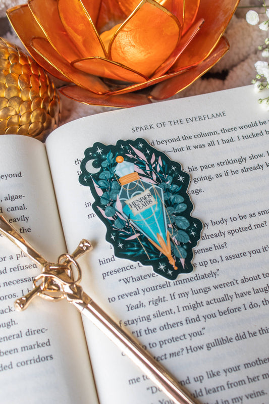 Henri's Tears Elixir Bookish Quote Sticker | Everflame