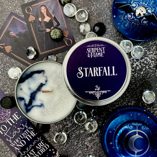Starfall Candle, Almond Flower Vanilla Cashmere