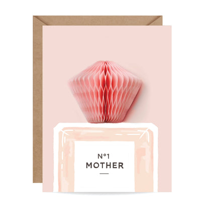 Pop-up Card - No. 1 Mother - Mother's Day/Birthday