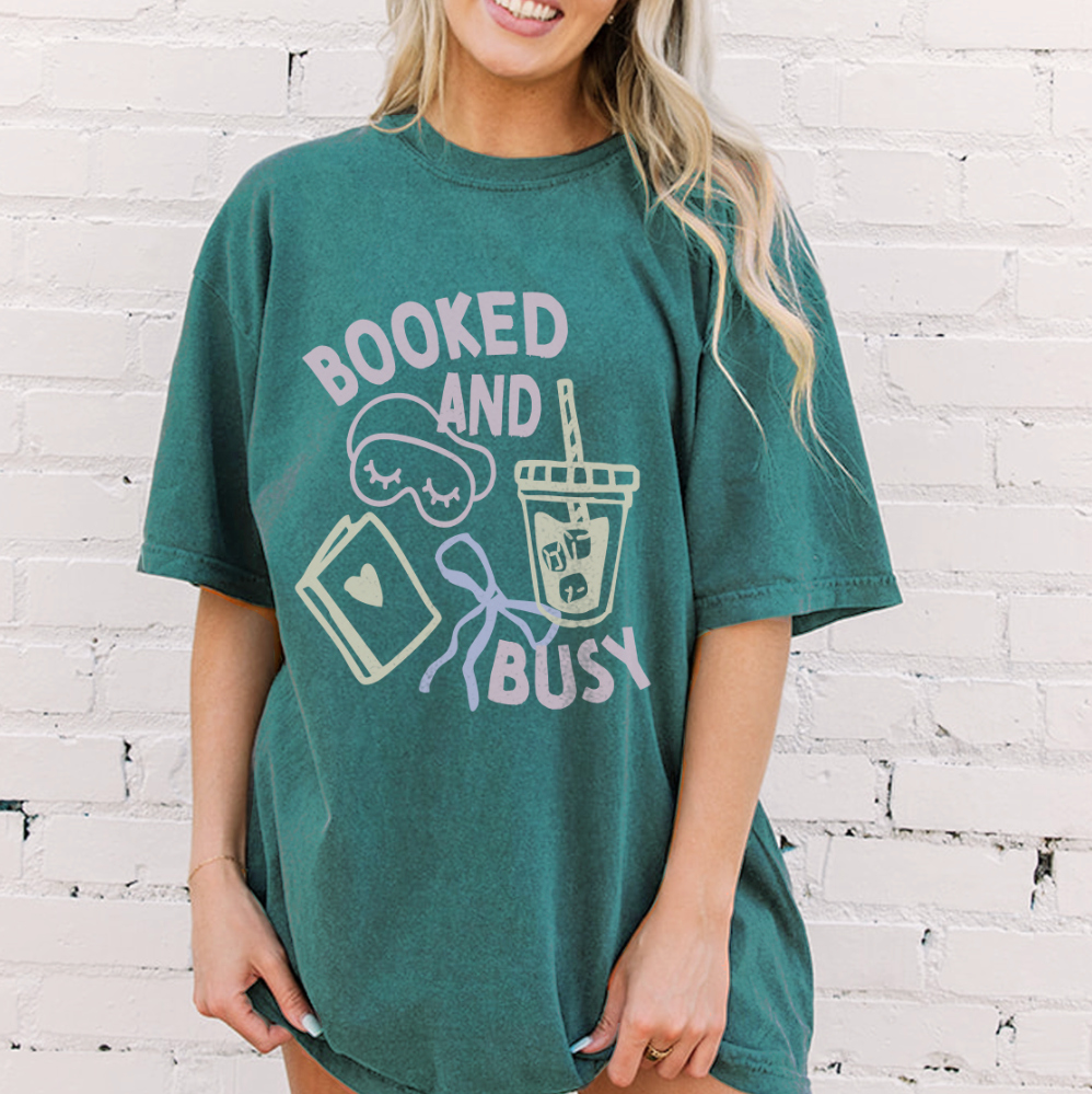 Booked And Busy Tee