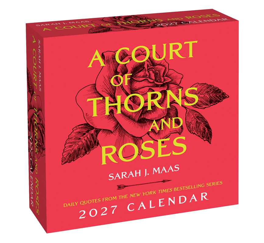 Court of Thorns and Roses 2027 Day-to-Day Calendar by Sarah J.  Maas