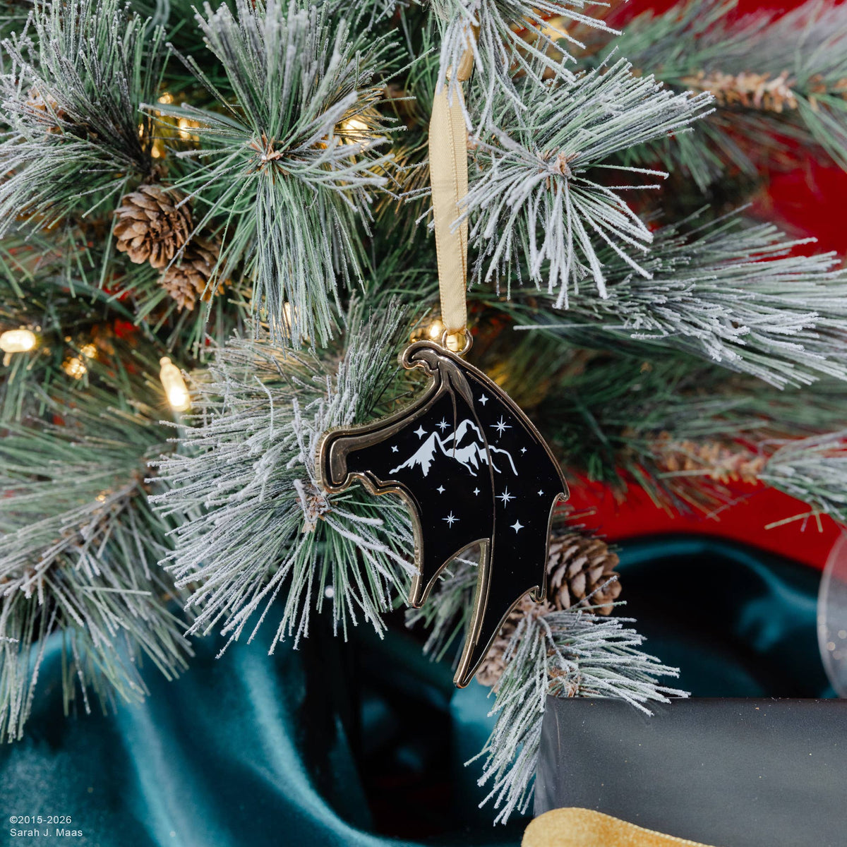 Sarah J. Maas Illyrian Wings Metal Ornament