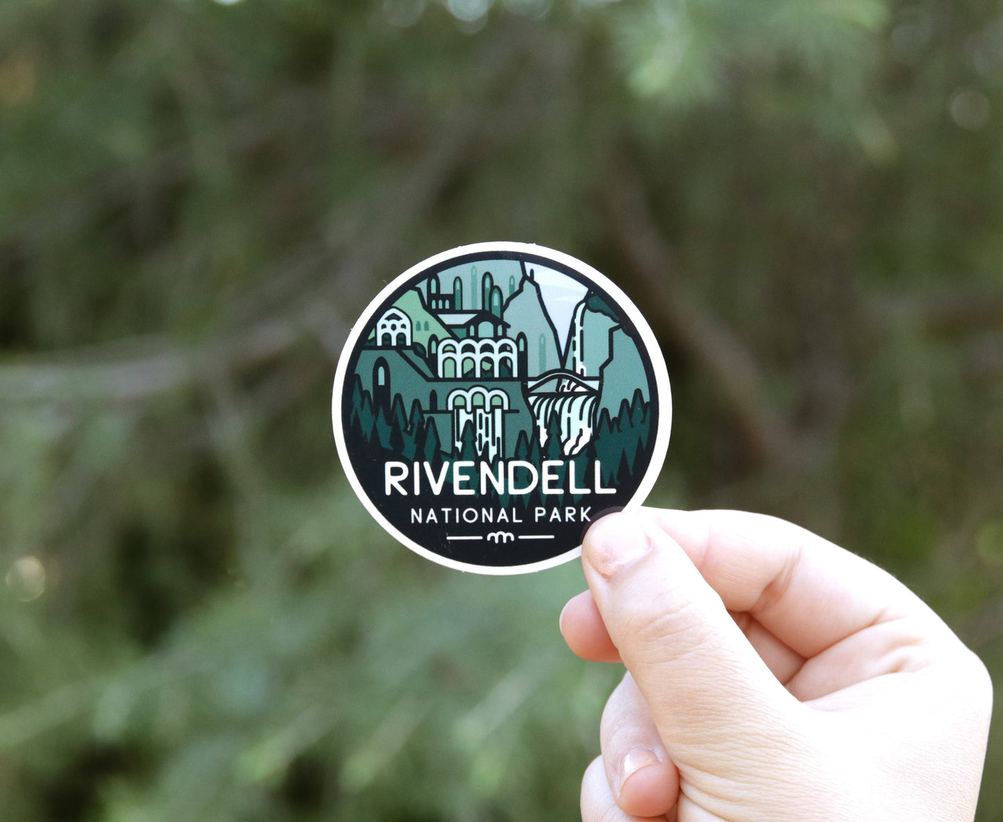 Middle Earth National Parks Stickers