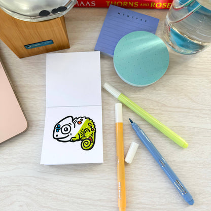 Pocket Pets Animal Designs 3x3 Mini Coloring Book for Adult