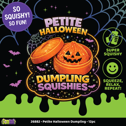 Fun Doh Petite (Mini) Halloween Squishy Dumplings 12/Display