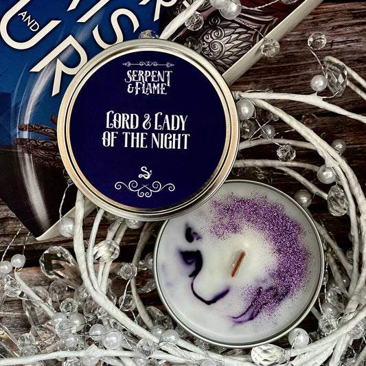 Lord & Lady of the Night Candle, Citrus Sea Air Apple Earl G