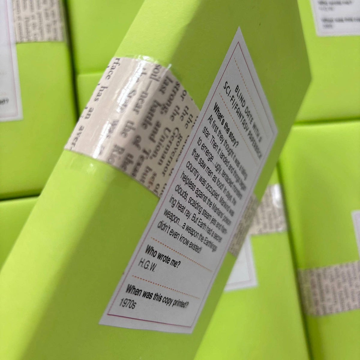 Blind Date with a Sci-Fi/Fantasy Paperback