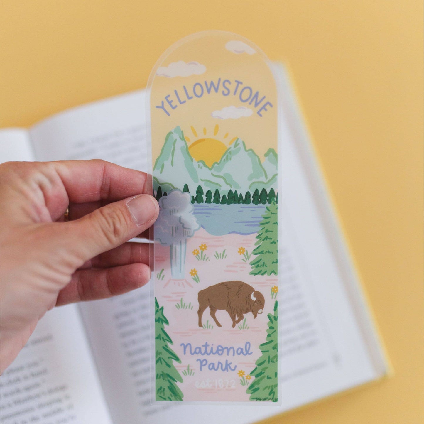 Yellowstone National Park Transparent Bookmark
