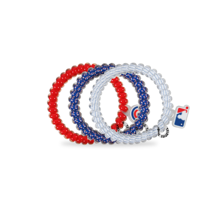 Spiral Hair Coils | Small | Chicago Cubs Hair Ties