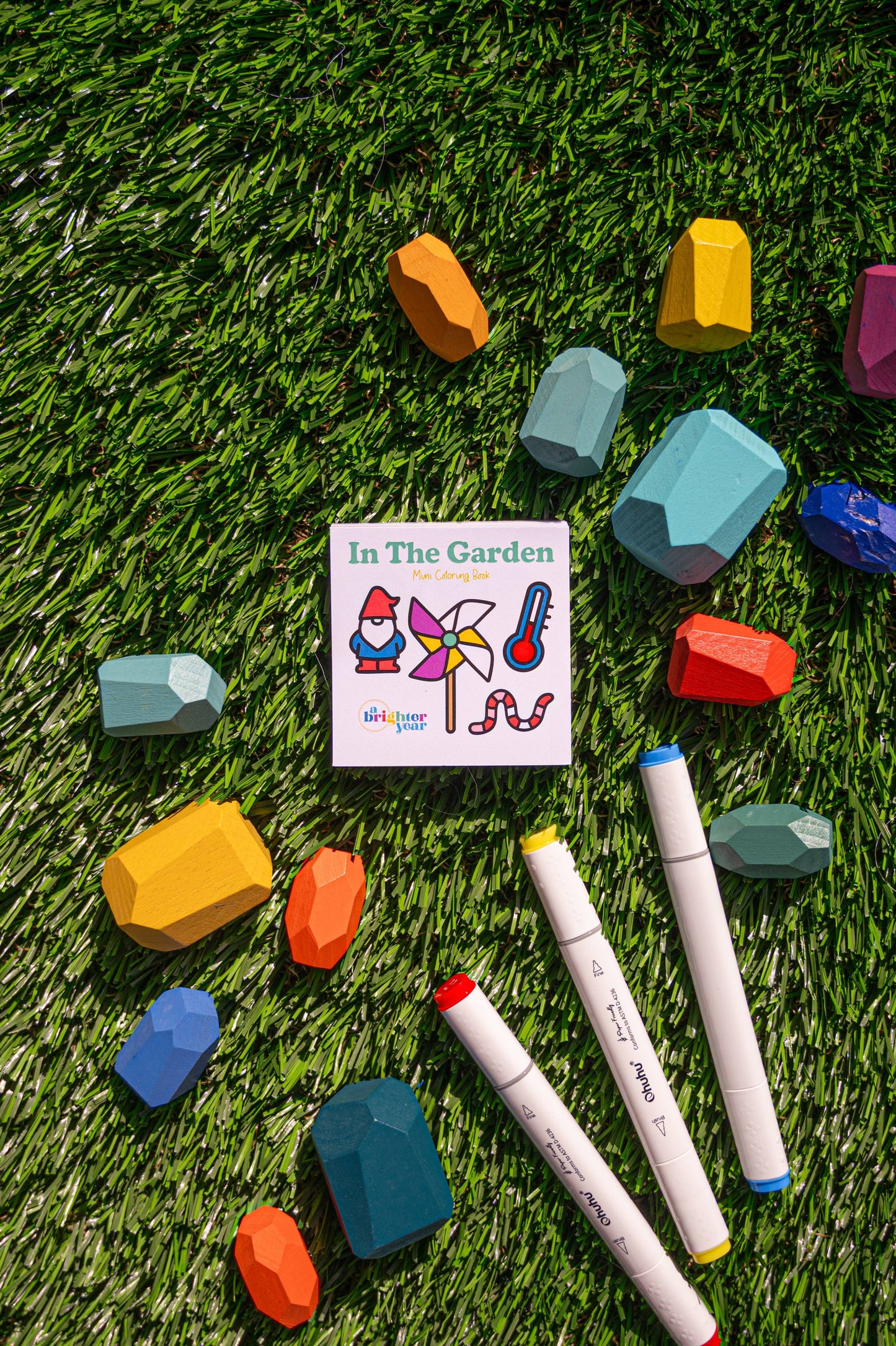 In the Garden Mini Coloring Book - Gardening Themed