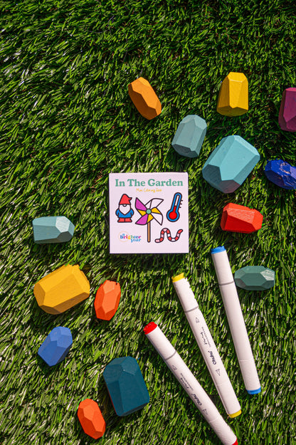 In the Garden Mini Coloring Book - Gardening Themed
