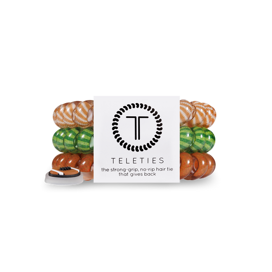 Spiral Hair Coils | Large | Football Hair Ties