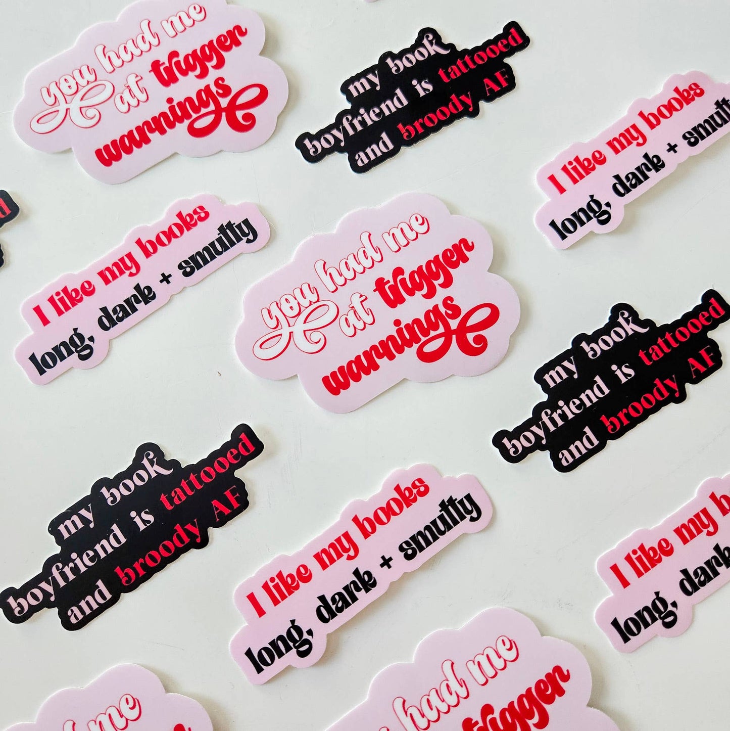 Sticker: Hot Girls Read Smut — Romance Book & Kindle Decal