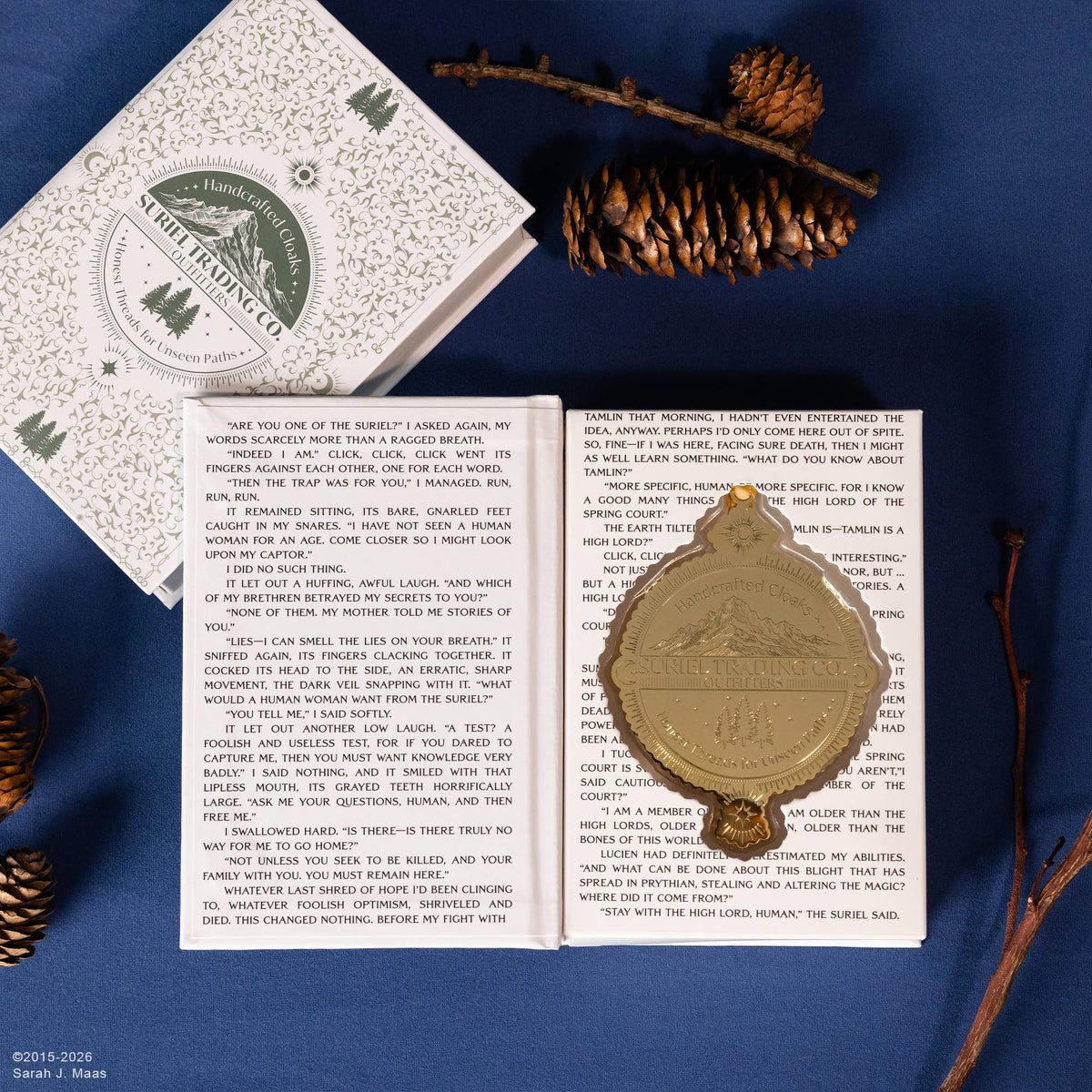 Sarah J. Maas Suriel Metal Ornament