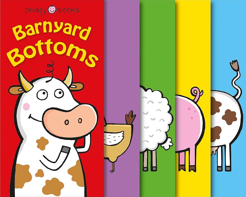 Funny Friends: Barnyard Bottoms: A silly seek-and-find book! cover image