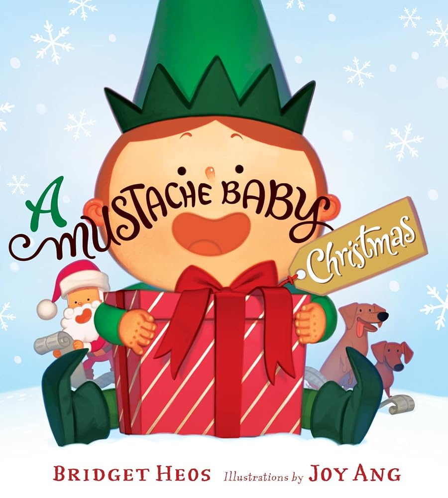 A Mustache Baby Christmas: A Christmas Holiday Book for Kids cover image