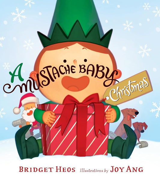 A Mustache Baby Christmas: A Christmas Holiday Book for Kids cover image