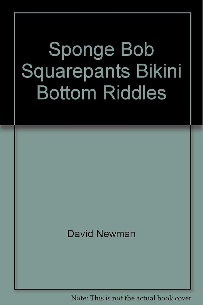 Sponge Bob Squarepants Bikini Bottom Riddles cover image