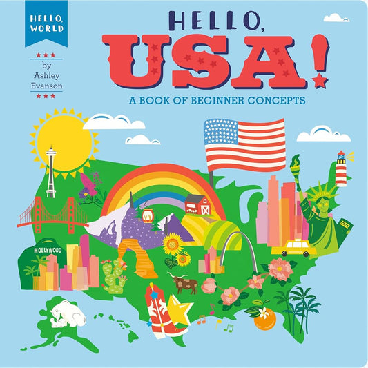 Hello, USA!: A Book of Beginner Concepts (Hello, World) cover image