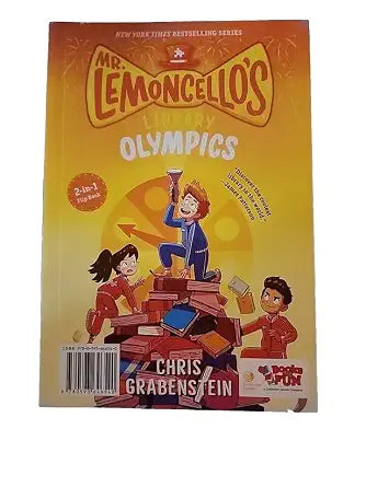 Mr. Lemoncello's Library Olympics & Escape from Mr. Lemoncello's Library 2-in-1 Flip Book cover image