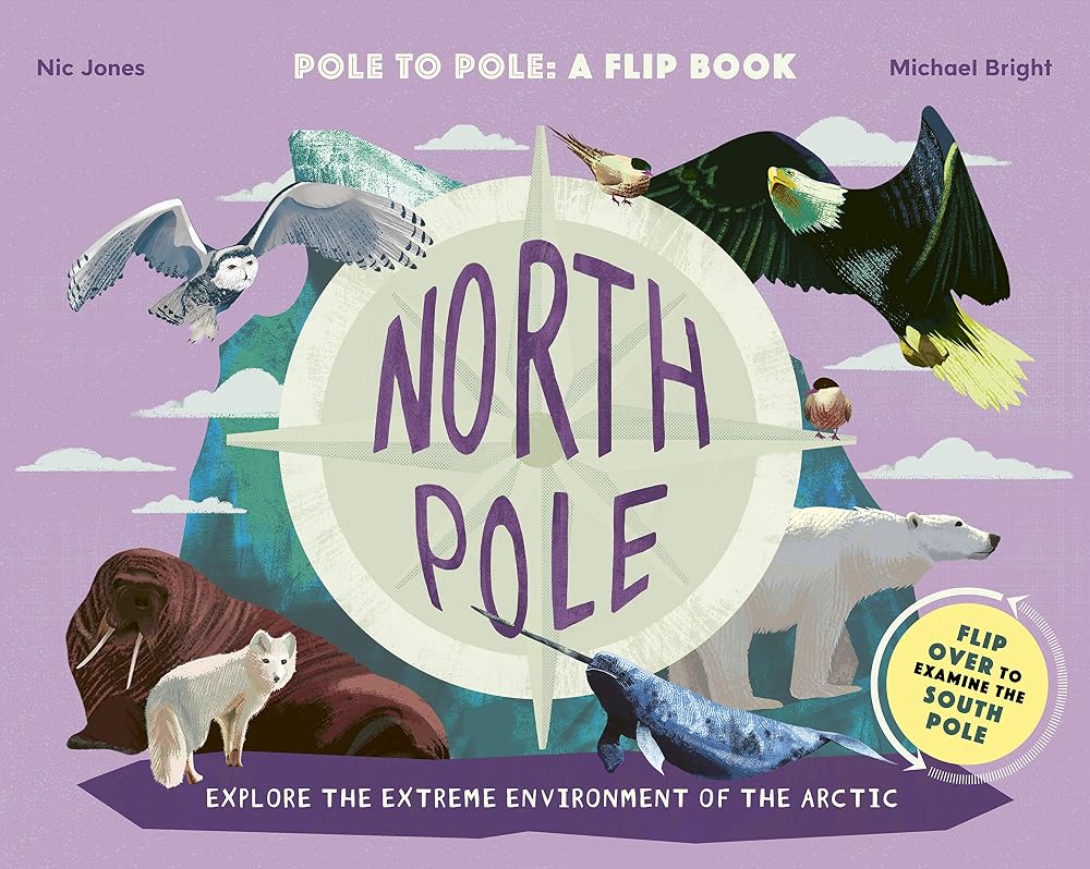 North Pole / South Pole: Pole to Pole: a Flip Book - Explore the Extreme Environment of the Arctic/Antarctic cover image
