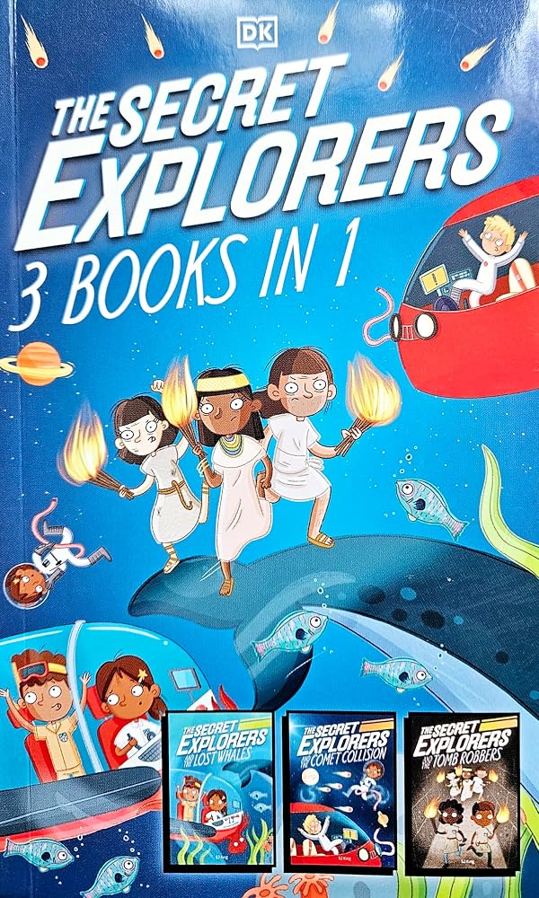 The Secret Explorers 3 Books in 1 cover image