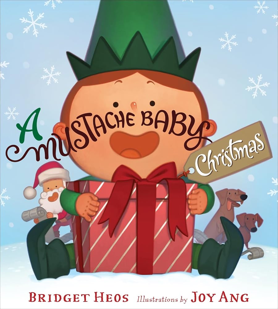 A Mustache Baby Christmas: A Christmas Holiday Book for Kids cover image