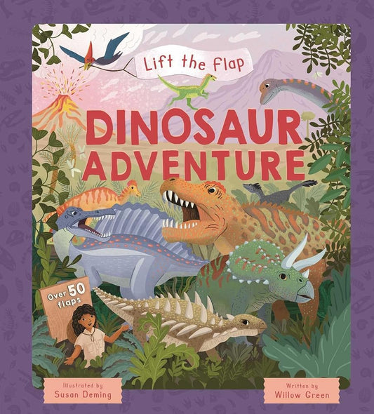 Lift-the-Flap Dinosaur Adventure: with Over 50 Flaps cover image