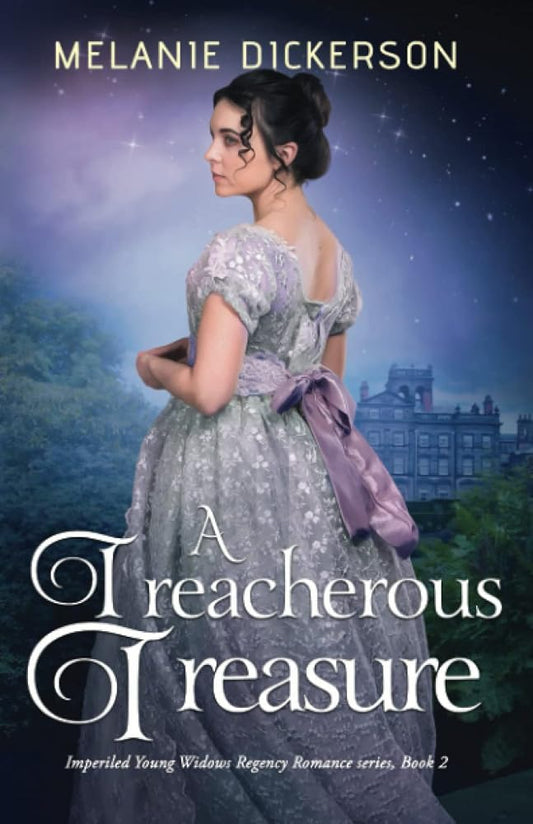 A Treacherous Treasure: A Regency Romantic Suspense (Imperiled Young Widows) cover image
