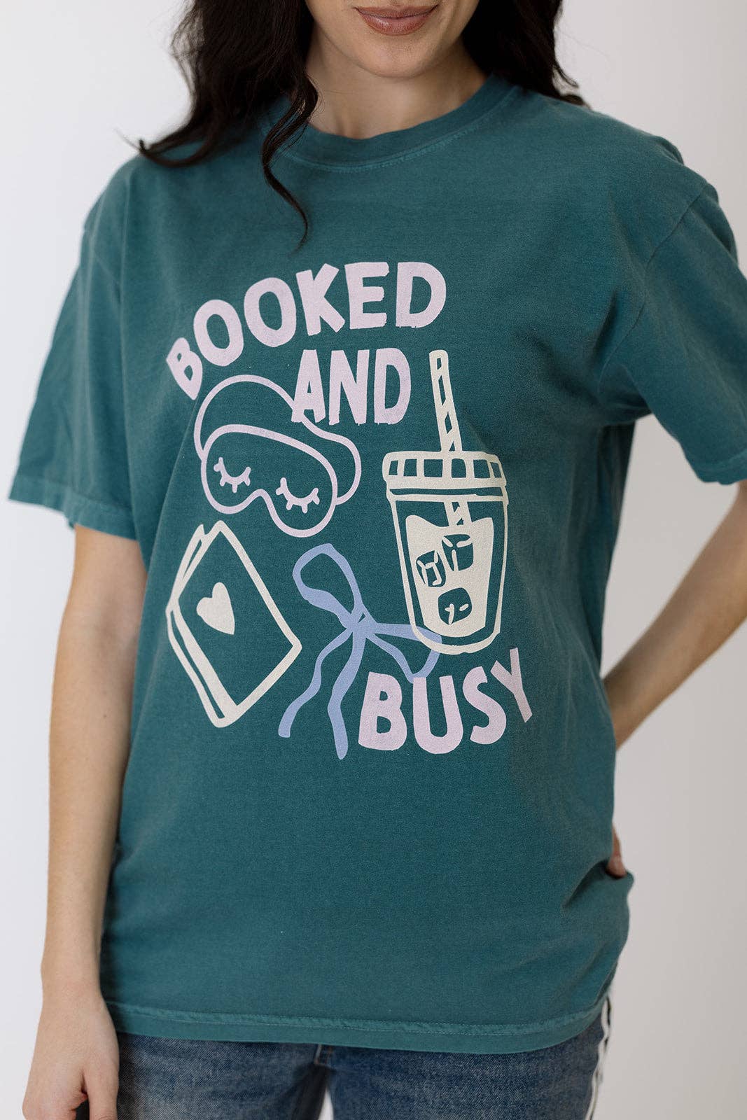 Booked And Busy Tee
