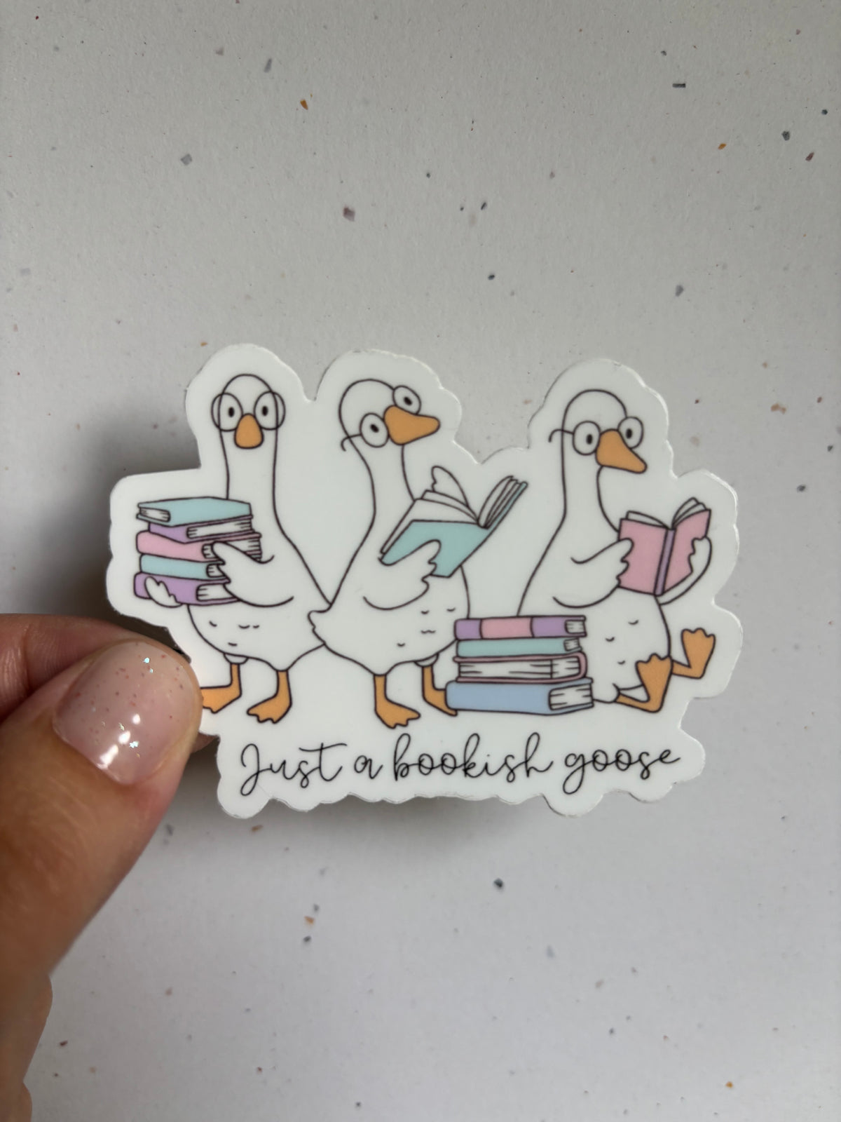 ANA Bookish Goose Sticker